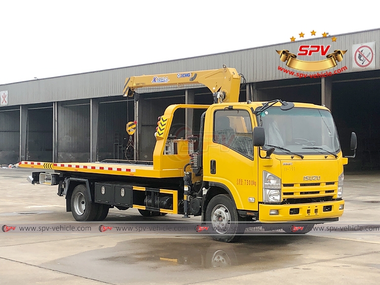 Road Wrecker Truck with Crane ISUZU -RF